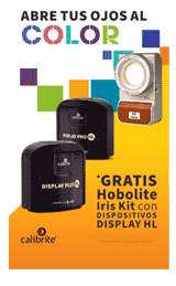 Por tiempo limitado, obtén un Hobolite Iris Kit Estándar gratis* valorado en más de €110 al adquirir un dispositivo Calibrite Display HL.