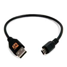 Cable TetherPro USB 2.0 A male a mini-B 5 Pin 30cm (Negro)