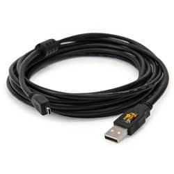 Cable TetherPro USB 2.0 A male a mini-B 5 Pin 4.6m (Negro)