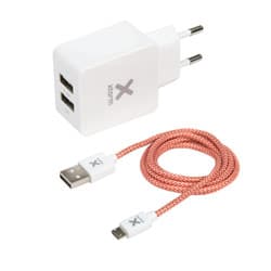 Cable Micro USB + Adaptador AC