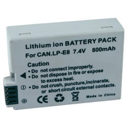 LP-E8 generica de 7,4V 1120mAh