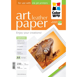 ColorWay papel Art glossy Texture Leather A4 230gr (10 hojas)