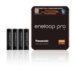 Pilas eneloop pro 4 AAA de 930 mAh - BK-4HCDE/4LE