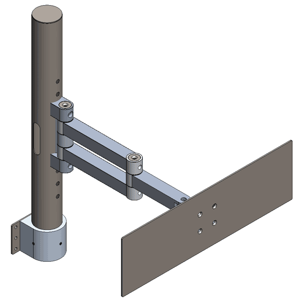 Brazo especial barco con anclaje lateral (5008)