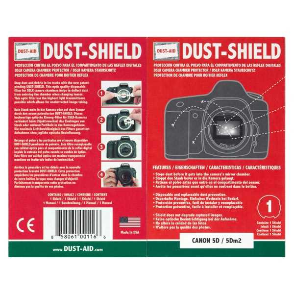 Protector Dust Shield para Canon5D-5Dm2