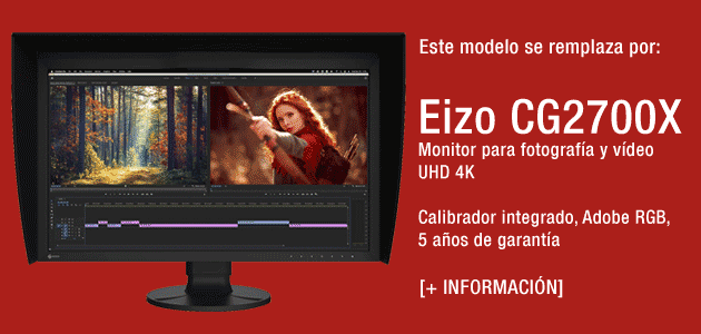 Monitor Eizo ColorEdge CG2700X 4K + 5 años de garantía Eizo Ibérica