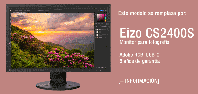 eizo coloredge cs2400s con visera