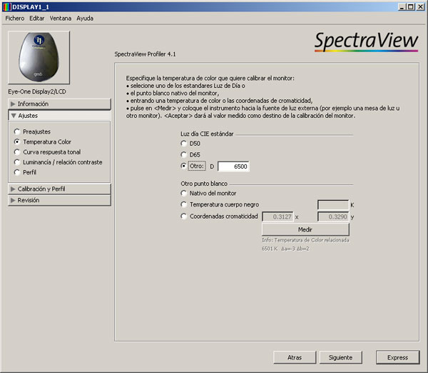 Software SpectraView Profiler