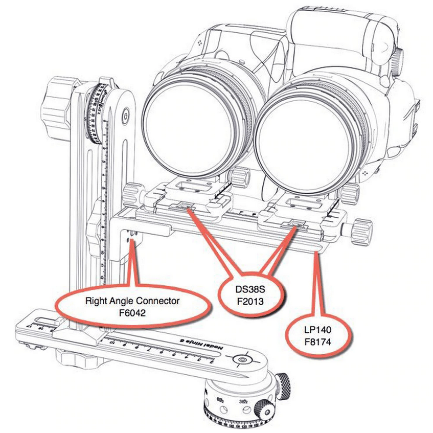 NN3 MK3 / NN6 Dual Camera Multi-row Stereo Attachment (F6043)