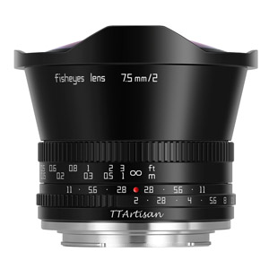 7.5mm F2 Sony E Mount APS-C Negro