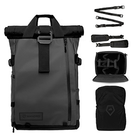 Mochila modular PRVKE 21 Negra con cube Essential