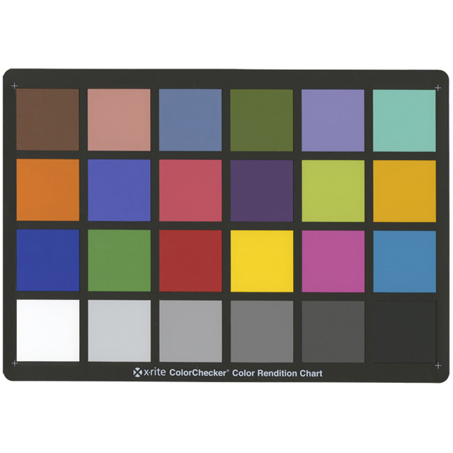 Color Rendition Chart (X-Rite ColorChecker)